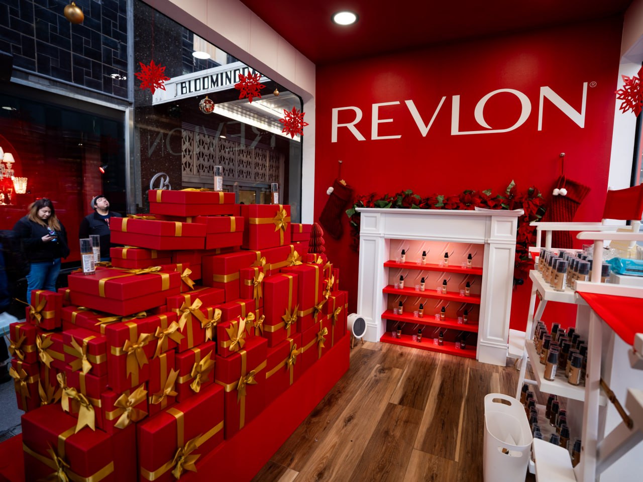 Revlon holiday pop-up shop at Bloomingdales